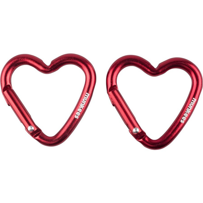 Карабин Munkees Mini 2 Heart (пара) (3220)  