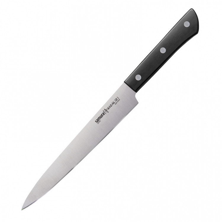 Нож кухонный Samura Harakiri для тонкой нарезки, 195 мм, Black SHR-0045B 