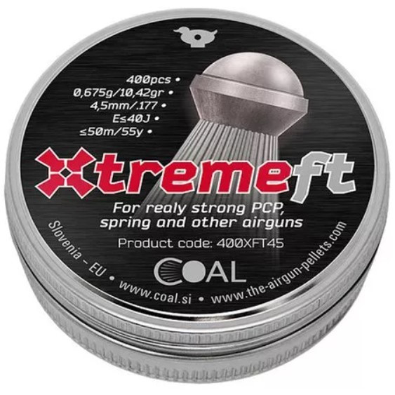 Пули Coal Xtreme FT, 4,5 мм , 0,675г, 400шт/уп 