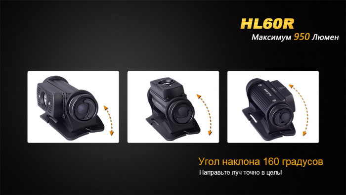 Налобный фонарь Fenix HL60R Cree XM-L2 U2 Neutral White LED + Multitool Fonarik 2020 акционный  