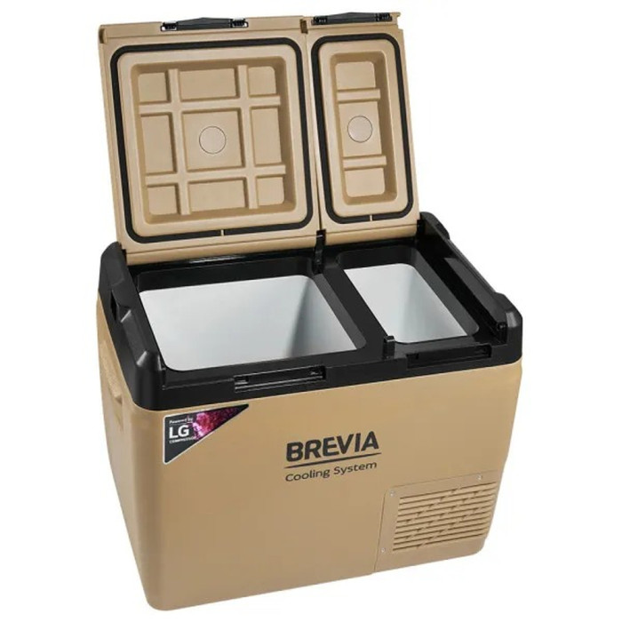 Портативный холодильник BREVIA 39L, двухкамерный (Компрессор LG) (23405)  