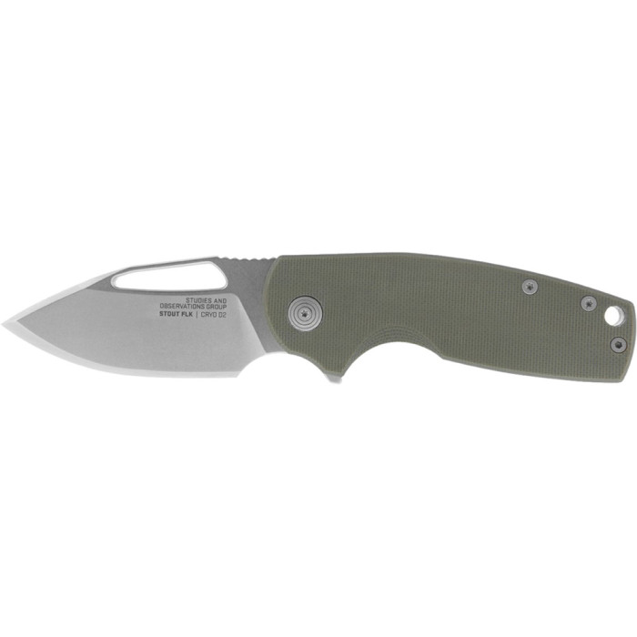 Нож SOG x Mikkel Collaboration Stout Green/Silver (SOG 14-03-01-57)  