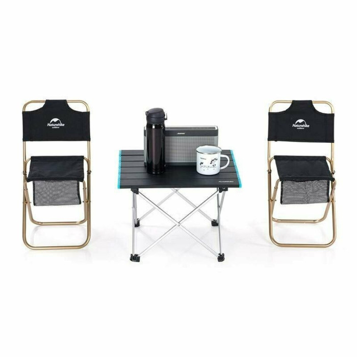 Стол раскладной Naturehike NH19Z008-Z, алюминий, Размер L, серый  