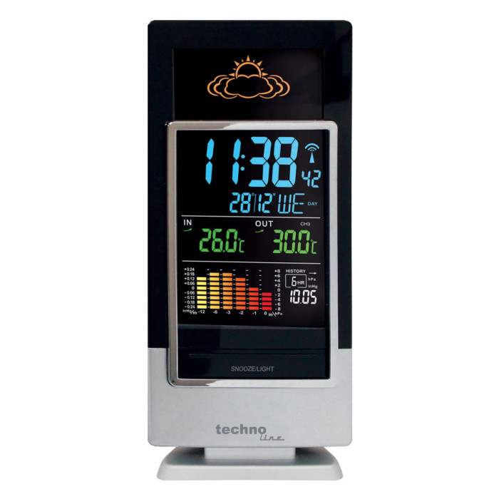 Метеостанция Technoline WS6502 Black/Silver (WS6502)  