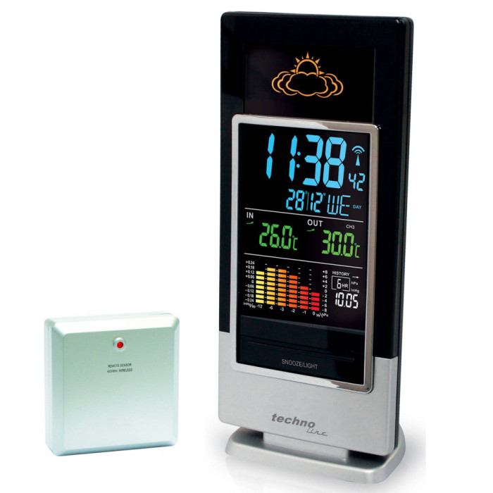 Метеостанция Technoline WS6502 Black/Silver (WS6502)  