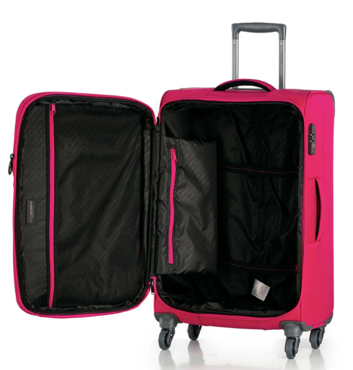 Чемодан Swissbrand Silkeborg (S) Fuchsia/Light Grey (SWB_LLSIL941S)  