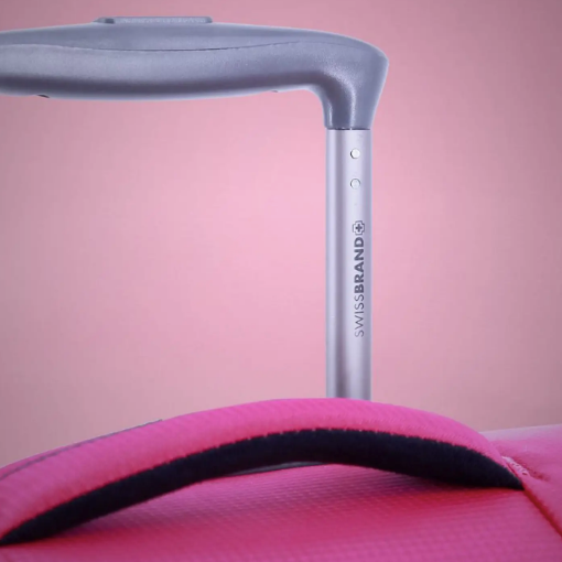 Чемодан Swissbrand Silkeborg (S) Fuchsia/Light Grey (SWB_LLSIL941S)  