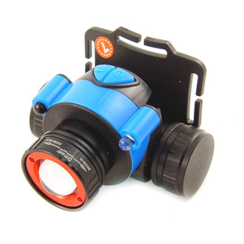 Фонарь налобный Police 8819-XPE+2LED red  