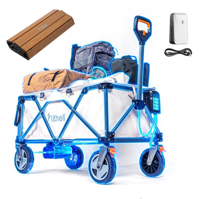 Портативный скручивающийся стол Rollable Desk 140i к тележке Litheli  