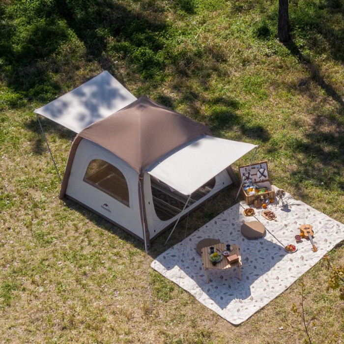 Палатка надувная Naturehike CNH23ZP12002, бежевая (6976023926488)  