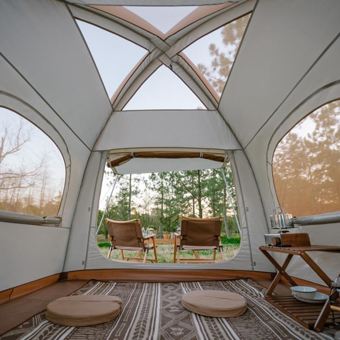 Палатка надувная Naturehike CNH23ZP12002, бежевая (6976023926488)  