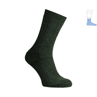Термо носки защитные зимние Protector ShortWinter темные хаки L 44-46