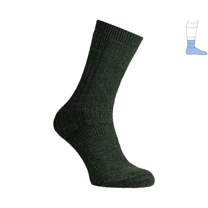 Термо носки защитные зимние Protector ShortWinter темные хаки L 44-46  