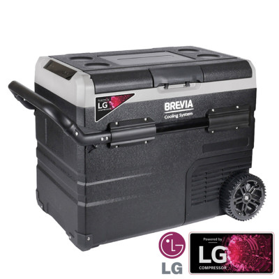 Холодильник автомобильный Brevia 50л (компрессор LG) 22635