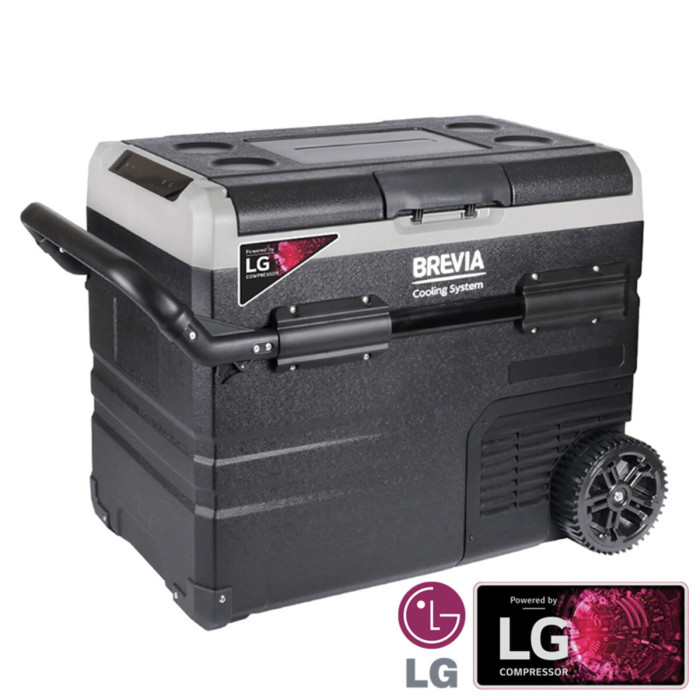 Холодильник автомобильный Brevia 50л (компрессор LG) 22635  