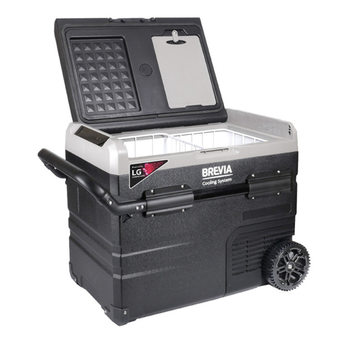 Холодильник автомобильный Brevia 50л (компрессор LG) 22635  