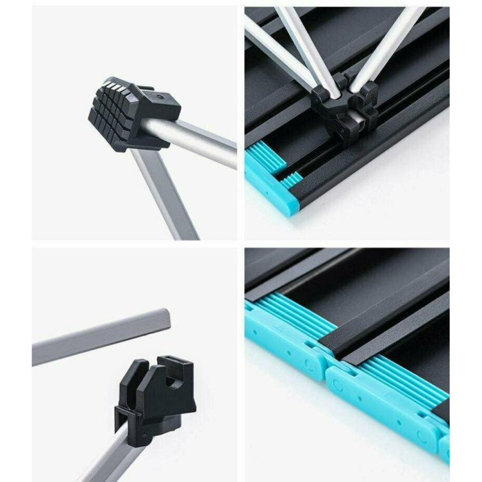 Стол раскладной Naturehike NH19Z008-Z, алюминий, Размер L, серый (поврежденная упаковка)  