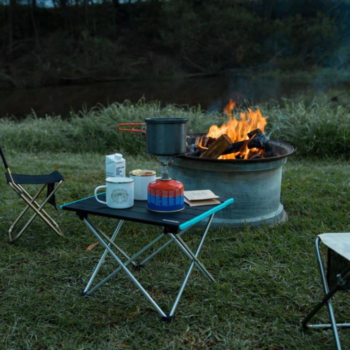 Стол раскладной Naturehike NH19Z008-Z, алюминий, Размер L, серый (поврежденная упаковка)  