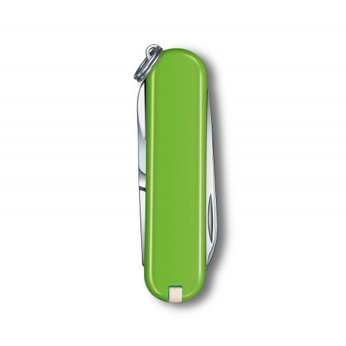 Нож-брелок Victorinox Classic SD Colors, Smashed Avocado, Gift Box (0.6223.43G) 7 функций, 58 мм, цвет светло-зелёный  