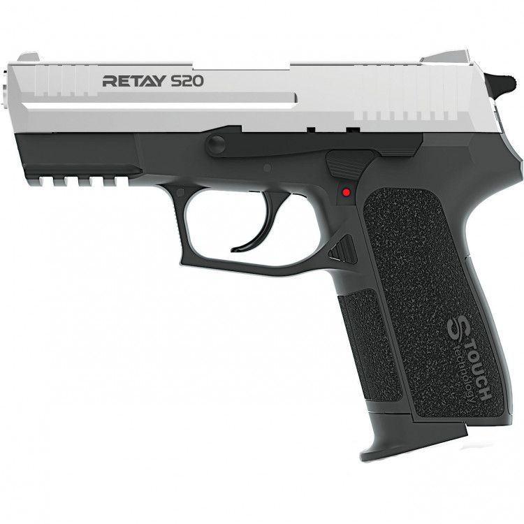 Пистолет стартовый Retay S20 9мм chrome (S530101C) 