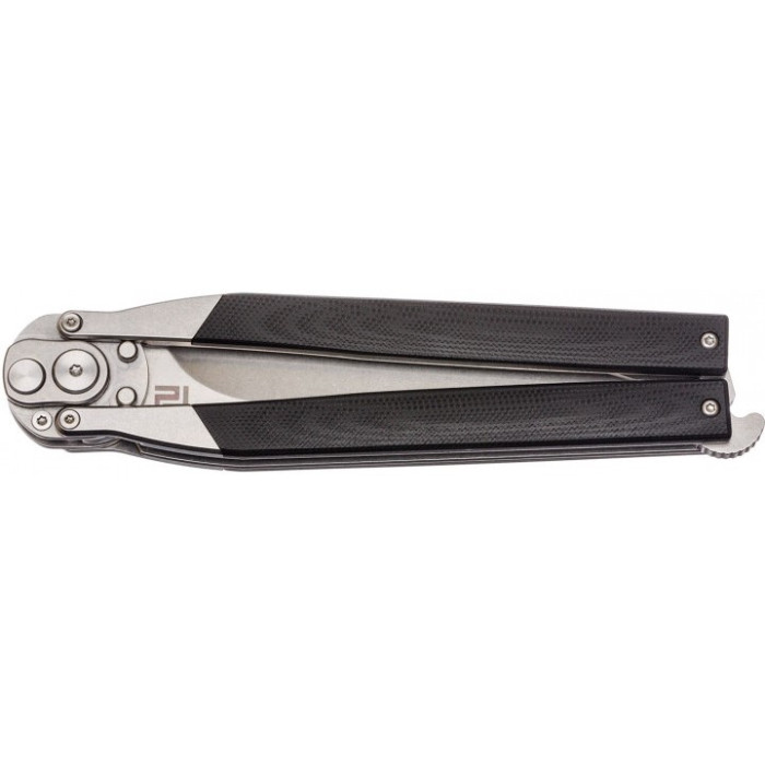 Нож Artisan Kinetic Balisong, D2, G10 Curved black  