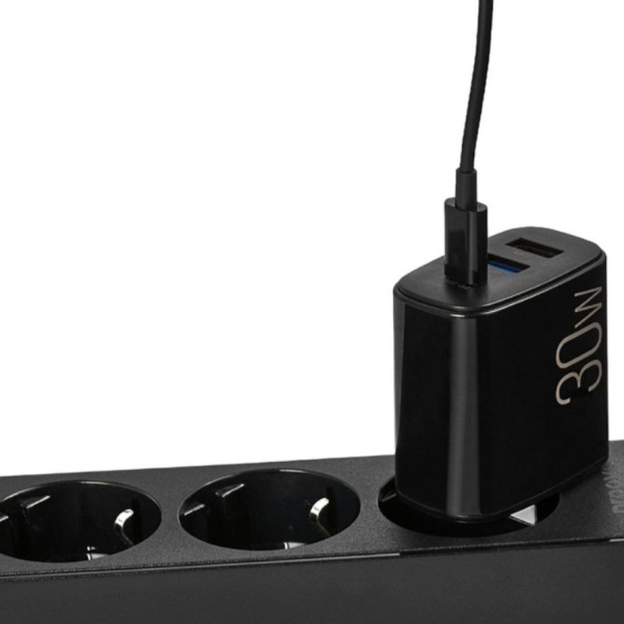 Сетевое зарядное устройство Brevia ePower PD20W+QC18W+12W  