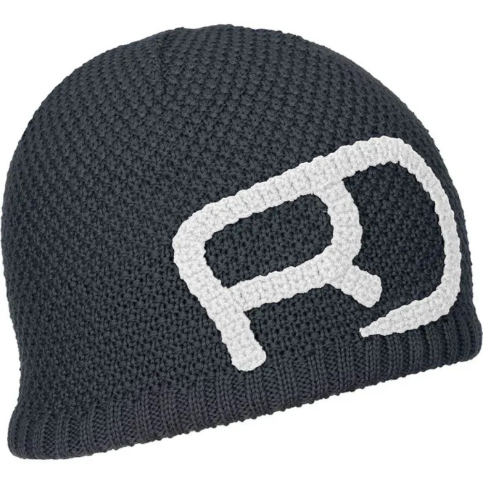 Шапка мужская Ortovox ROCK'N'WOOL BEANIE M black raven - M - черный