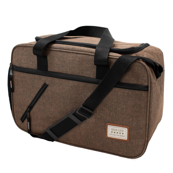 Сумка дорожная Semi Line 20 Brown (T5785-3)  
