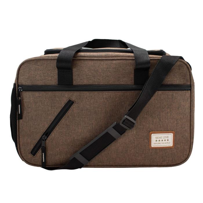 Сумка дорожная Semi Line 20 Brown (T5785-3)  