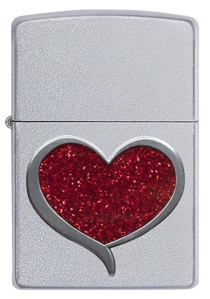 Зажигалка Zippo 205 Glitter Heart 29410  