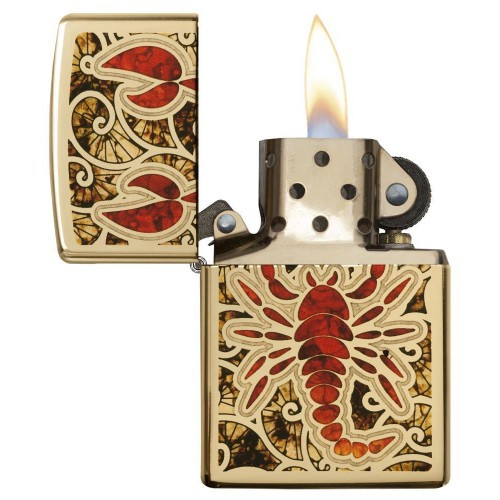 Зажигалка Zippo Scorpion Shell 29096  