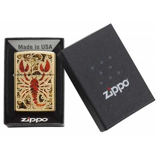 Зажигалка Zippo Scorpion Shell 29096  
