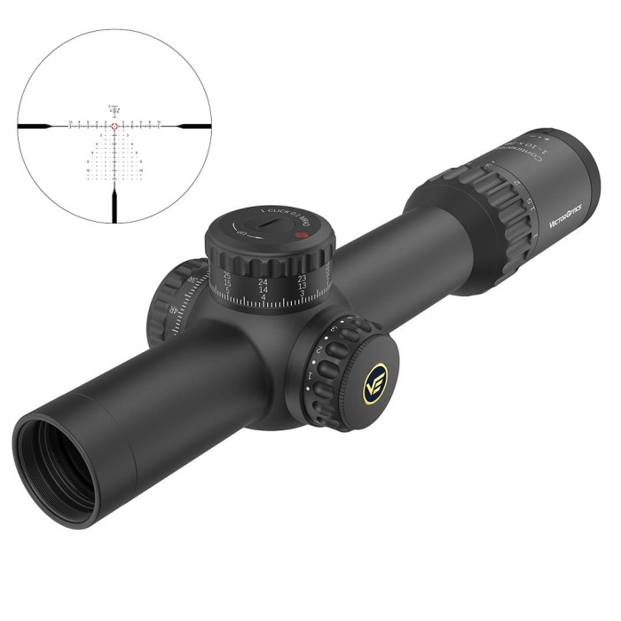 Прицел оптический Vector Optics Continental 1-10x28 (34mm) illum. ED FFP VET-CTR  