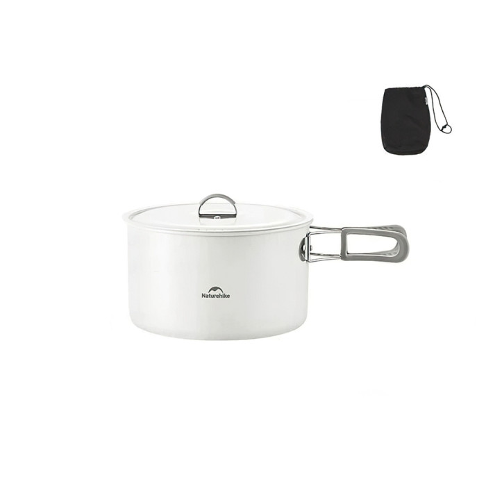 Кастрюля с керамическим антипригарным покрытием Naturehike CNK2450CF013, 3 л, алюминий  
