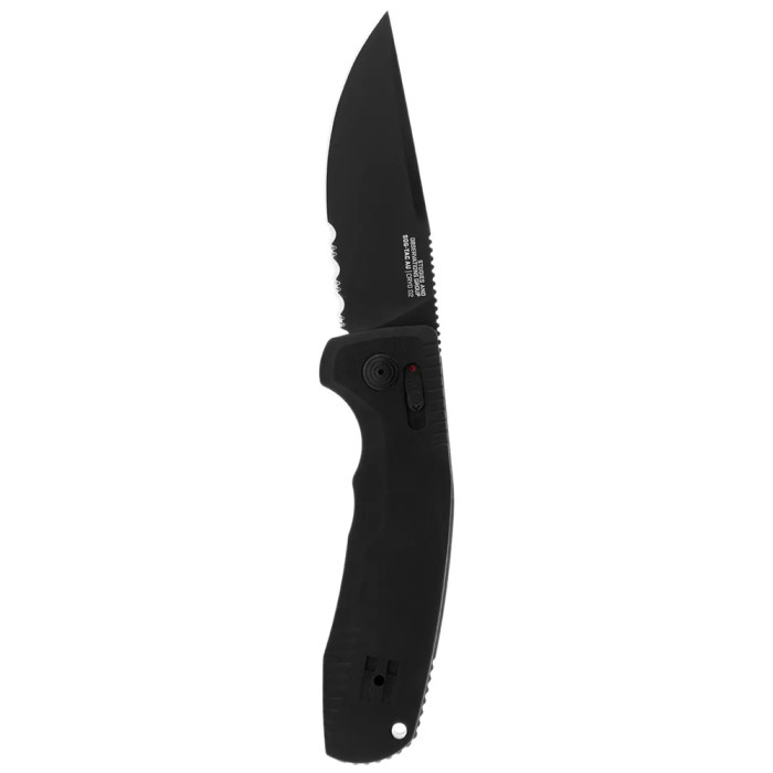 Нож SOG-TAC AU Black/Partially Serrated (SOG 15-38-02-57)  