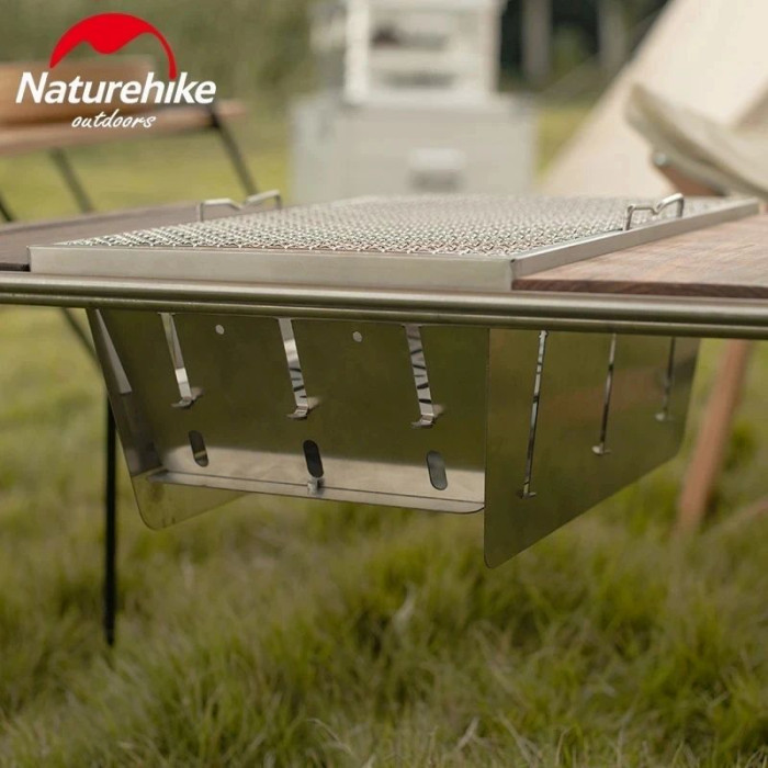 Гриль портативный Naturehike Picnic BBQ Grill NH20CJ006, р-р L, сталь  