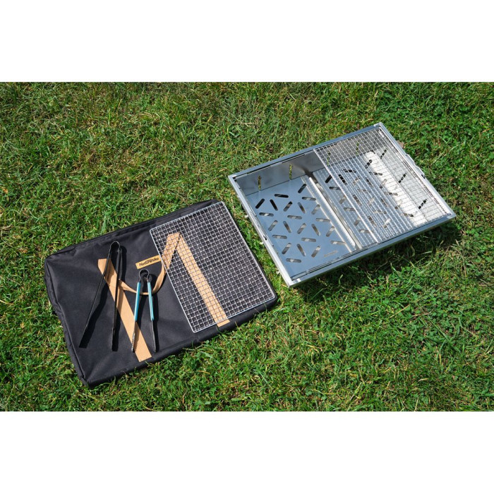 Гриль портативный Naturehike Picnic BBQ Grill NH20CJ006, р-р L, сталь  
