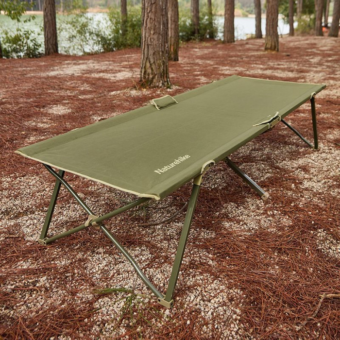 Кровать складная Naturehike CNH22JU033, сталь, зеленый  