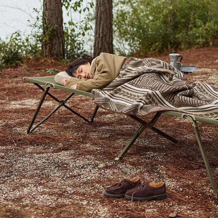 Кровать складная Naturehike CNH22JU033, сталь, зеленый  