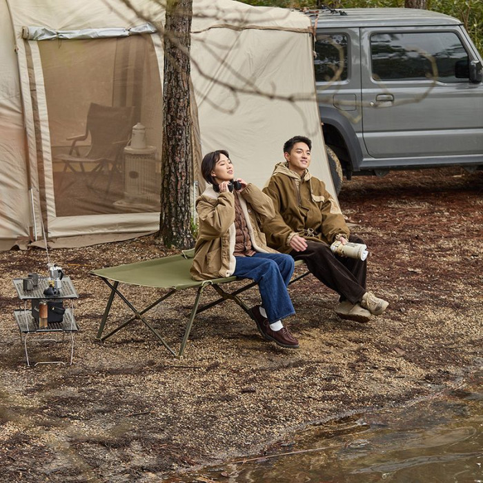 Кровать складная Naturehike CNH22JU033, сталь, зеленый  