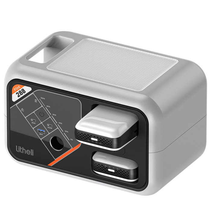 Портативная зарядная станция Litheli FLINT В288, 300Вт, 287 Вт·ч + 2 Power Bank  