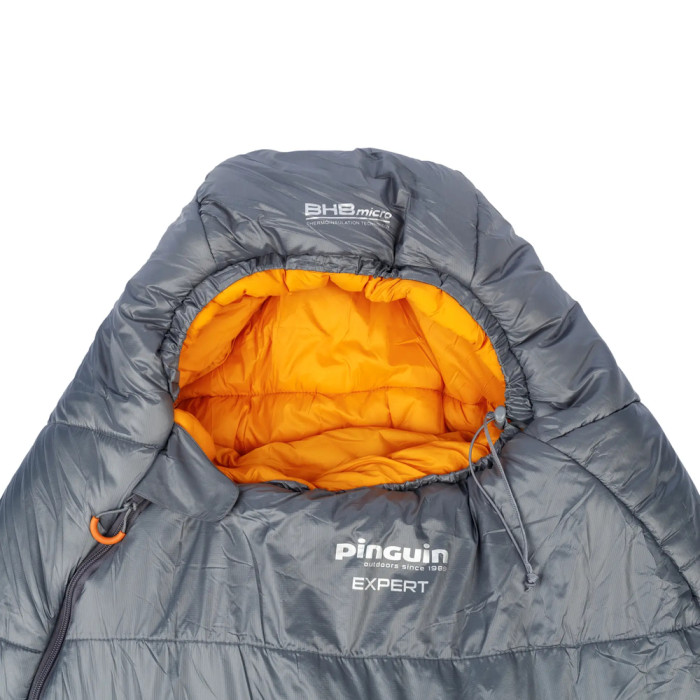 Спальный мешок Pinguin Expert (-8°С/-16°С), 185 см - Left Zip, Grey (PNG 233186) 2020  