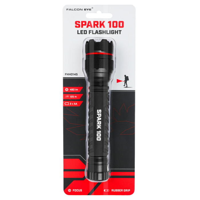 Фонарь тактический Falcon Eye Spark 100 (480 Lm) Focus (FHH0145)  