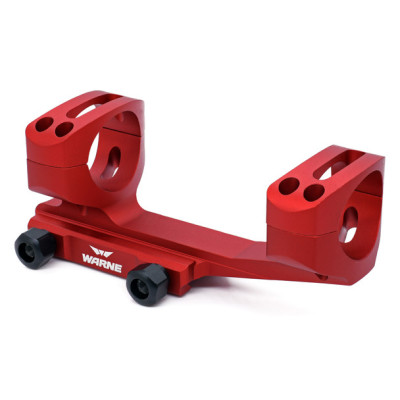 Крепление-моноблок Warne X-Skeleton Mount. d – 30 мм. Ultra High. Weaver/Picatinny. Red