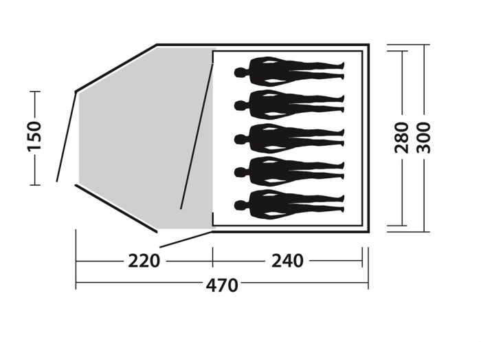 Палатка Easy Camp Eclipse 500, 43264  