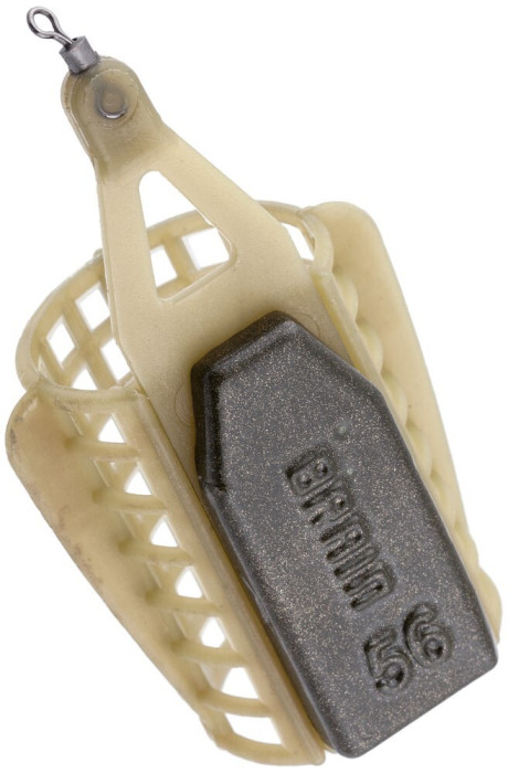 Кормушка Brain Клетка пластиковая со съемным грузом XL 140g  