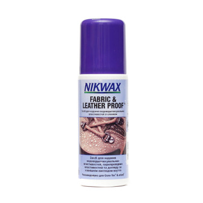 Пропитка для обуви Nikwax Fabric &amp; leather proof 125ml (ткань и кожа)