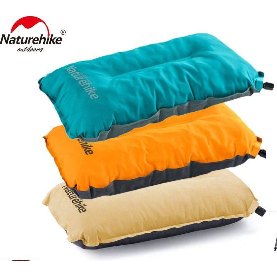 Подушка самонадувающаяся Naturehike Sponge automatic NH17A001-L, желтая  
