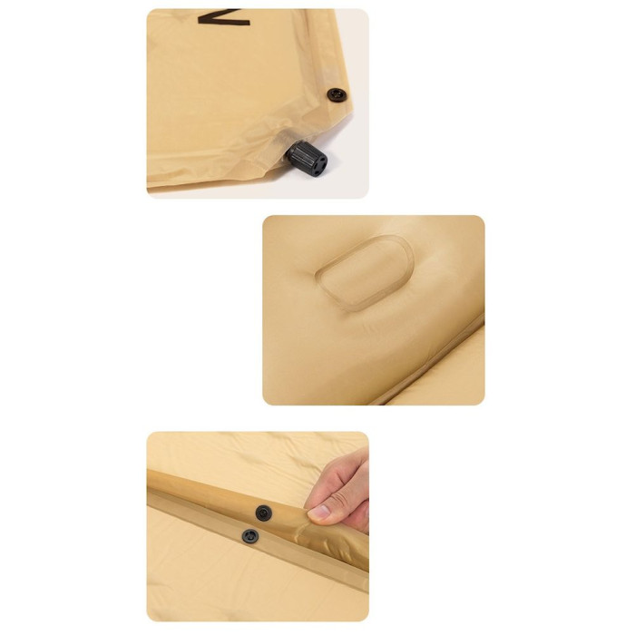 Коврик самонадувающийся одноместный с подушкой Naturehike CNH22DZ012, 30мм, голубой  