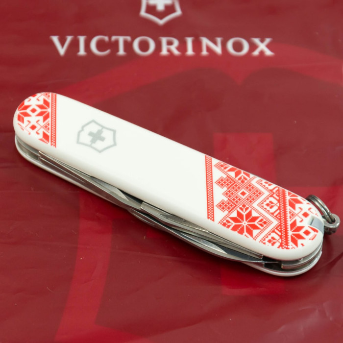 Складной нож Victorinox CLIMBER UKRAINE Вышиванка 1.3703.7_T0051r  